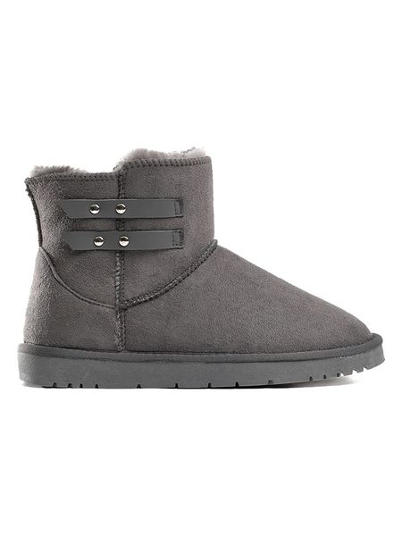 ISLAND BOOT Botki zimowe "Badiane" w kolorze szarym rozmiar: 38. Szare botki Island Boot, na zimę, bez wzorów, z materiału, bez obcasa, bez zapięcia. Za 174.95 zł.
