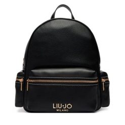 Plecak Liu Jo. Czarne plecaki Liu Jo, bez wzorów. Za 599.99 zł.