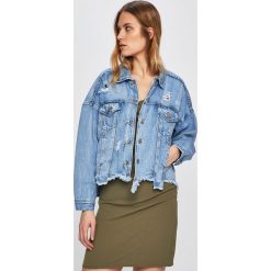 Answear - Kurtka. Niebieskie kurtki ANSWEAR, l, bez wzorów, z bawełny, bez kaptura. Za 169.90 zł.