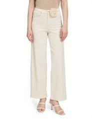 BETTY & CO Dżinsy - Comfort fit - w kolorze beżowym rozmiar: 40. Brązowe jeansy Betty & Co, z aplikacjami, z podwyższonym stanem. Za 144.24 zł.
