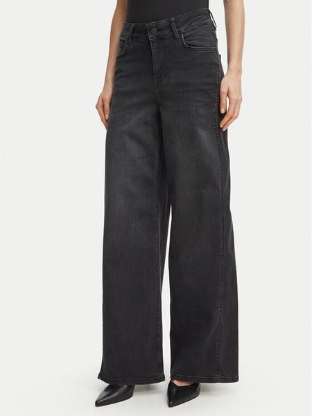 Fracomina Jeansy FP26WV3013D40493 Czarny Flared Leg. Czarne jeansy Fracomina, bez wzorów. Za 534.99 zł.