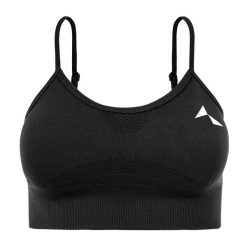 Biustonosz fitenss Carpatree Vibe Seamless. Czarne bielizna sportowa Carpatree, xs, bez wzorów. Za 89.99 zł.