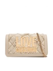 LOVE MOSCHINO Torebka JC5603PP1PL1011A Kremowy. Białe torebki klasyczne Love Moschino, bez wzorów, ze skóry, bez dodatków. Za 669.99 zł.