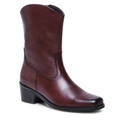 Botki Lasocki. Brązowe botki Lasocki, bez wzorów, bez obcasa, na słupku, bez zapięcia. Za 279.99 zł.