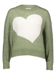 JDY Sweter "Lovella" w kolorze zielonym rozmiar: S. Zielone swetry JDY, s, bez wzorów, bez ramiączek. Za 83.42 zł.