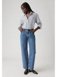 Levi's Dżinsy - Mom fit - w kolorze niebieskim rozmiar: W28/L29. Niebieskie jeansy Levi's®, l, bez wzorów. Za 217.53 zł.