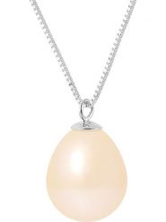 Mitzuko Srebrny naszyjnik z perłą - dł. 42 cm rozmiar: onesize. Różowe naszyjniki Mitzuko, z perłą, srebrne. Za 208.99 zł.