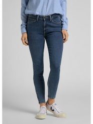 Lee Dżinsy - Slim fit - w kolorze granatowym rozmiar: W28/L29. Niebieskie jeansy Lee, l, z aplikacjami. Za 192.95 zł.