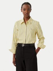 Tommy Hilfiger Koszula Summer WW0WW51155 Żółty Regular Fit. Żółte koszule TOMMY HILFIGER, bez wzorów, z bawełny, bez kołnierzyka, bez ramiączek. Za 369.99 zł.