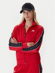 Kappa Bluza 301PSC0 Czerwony Slim Fit. Czerwone bluzy Kappa, xs, bez wzorów, z syntetyku, bez kaptura. Za 169.99 zł.