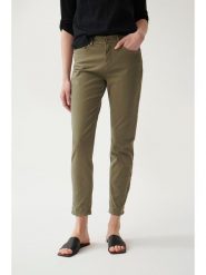 TATUUM Spodnie w kolorze khaki rozmiar: 44. Brązowe jeansy Tatuum, z aplikacjami, z materiału, z podwyższonym stanem. Za 144.92 zł.