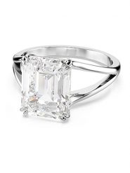 Swarovski Pierścionek z cyrkoniami rozmiar: 58. Szare pierścionki SWAROVSKI, z cyrkonią, metalowe. Za 238.72 zł.