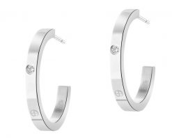 Kolczyki ze stali szlachetnej z cyrkoniami - koło. Kolczyki Elixa, z cyrkonią, ze stali. Za 169.00 zł.