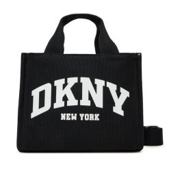 Torebka DKNY. Czarne torebki klasyczne DKNY, bez wzorów, bez dodatków. Za 439.99 zł.