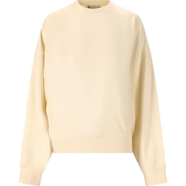 Bluza damska Athlecia Crecy. Białe bluzy Athlecia, bez wzorów, z bawełny, bez kaptura. Za 151.50 zł.