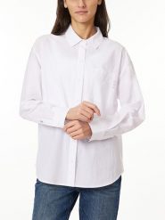 Scotch & Soda Koszula w kolorze białym rozmiar: XL. Białe koszule Scotch & Soda, xl, bez wzorów, z bawełny, bez kołnierzyka, bez ramiączek. Za 123.25 zł.