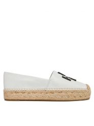 Tory Burch Espadryle Ines 144346 Biały. Białe espadryle Tory Burch, bez wzorów, ze skóry, bez obcasa, bez zapięcia. Za 1,389.00 zł.