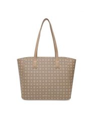 Gino Rossi Torebka TYLO-1612 Beżowy. Brązowe shopper Gino Rossi, bez wzorów, z tworzywa sztucznego, bez dodatków. Za 149.99 zł.