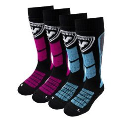 Skarpety narciarskie damskie Rossignol L3 Thermotech 2 pary. Czarne skarpety Rossignol, bez wzorów. Za 180.00 zł.