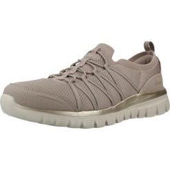 Buty SKECHERS GRACEFUL PURECRUSH Szary. Szare trekkingi Skechers, z syntetyku, trekkingowe. Za 260.99 zł.