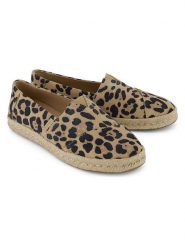 TOMS Skórzane espadryle w kolorze beżowo-czarnym rozmiar: 35,5. Brązowe espadryle Toms, bez wzorów, bez obcasa, bez zapięcia. Za 144.95 zł.