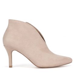 Botki Jenny Fairy. Brązowe botki Jenny Fairy, bez wzorów, bez obcasa, na szpilce, bez zapięcia. Za 149.99 zł.