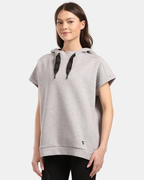 Damska bluza z kapturem Kilpi DIAN-W. Szare bluzy Kilpi, bez wzorów, z kapturem. Za 163.85 zł.