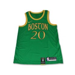 Koszulka Nike Boston Celtics Swingman Jersey Gordon Hayward City Edition. Zielone bluzki Nike, bez wzorów, z jersey, sportowe, bez kołnierzyka, bez ramiączek. Za 206.00 zł.