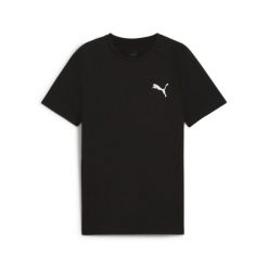 Młodzieżowa koszulka EVOSTRIPE PUMA Black. Czarna bluzki Puma, l, bez wzorów, młodzieżowe, bez kołnierzyka, bez ramiączek. W wyprzedaży za 69.00 zł.