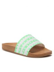 Adidas Klapki adilette w GX9484 Zielony. Zielone klapki Adidas, bez wzorów, z tworzywa sztucznego, bez obcasa. Za 149.99 zł.