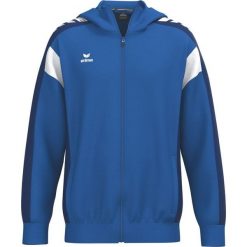 Kurtka treningowa Erima Celebrate 125 z kapturem niebieska junior. Niebieskie kurtki sportowe Erima, bez wzorów, z kapturem, rowerowe. Za 321.99 zł.