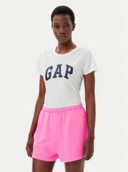 Gap T-Shirt 729555-12 Biały Regular Fit. Białe t-shirty GAP, xs, bez wzorów, z bawełny, bez kołnierzyka, bez ramiączek. Za 89.99 zł.