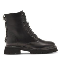 Botki Badura. Czarne botki Badura, bez wzorów, bez obcasa, na płaskiej podeszwie, bez zapięcia. Za 349.99 zł.