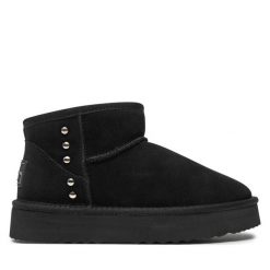 Śniegowce Pepe Jeans. Czarne trapery i śniegowce Pepe Jeans, z jeansu. Za 369.99 zł.