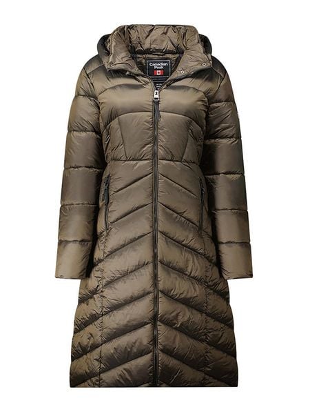 Canadian Peak Płaszcz pikowany "Blancheak" w kolorze khaki rozmiar: XL. Brązowe płaszcze Canadian Peak, xl, bez wzorów, bez kaptura. Za 201.08 zł.