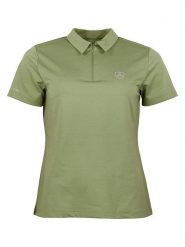 Peak Mountain Funkcyjna koszulka polo "Achance" w kolorze khaki rozmiar: XL. Brązowe koszulki polo Peak Mountain, xl, bez wzorów, z materiału, bez kołnierzyka, bez ramiączek. Za 109.52 zł.