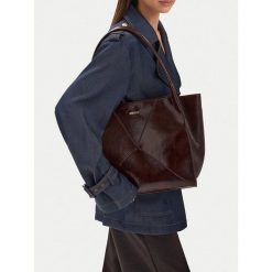 Torebka MEXX. Brązowe shopper Mexx, bez wzorów, bez dodatków. Za 229.99 zł.