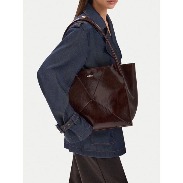 Torebka MEXX. Brązowe shopper Mexx, bez wzorów, bez dodatków. Za 229.99 zł.