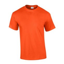 Ultra Bawełniana Koszulka Unisex Dla Dorosłych. Brązowe bluzki GILDAN, xl, bez wzorów, z bawełny, sportowe, bez kołnierzyka, bez ramiączek. Za 34.99 zł.