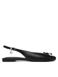 MICHAEL Michael Kors Baleriny Piper Sling 40S6PIFP2L Czarny. Czarne baleriny MICHAEL Michael Kors, bez wzorów, ze skóry, bez obcasa. Za 569.99 zł.