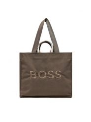 BOSS Torebka Deva 50536557 Brązowy. Brązowe torebki klasyczne Boss, bez wzorów, z materiału, bez dodatków. Za 599.99 zł.