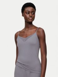 Triumph Koszulka piżamowa Aura Spotlight 10221405 Szary Regular Fit. Szare koszule nocne Triumph, bez wzorów, bez ramiączek. Za 129.99 zł.