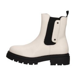 Jasno beżowe zimowe botki damskie na traperze La.Fi 004be-pu. Brązowe botki La.Fi, na zimę, bez wzorów, ze skóry, bez obcasa, bez zapięcia. Za 249.00 zł.