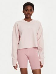 Adidas Bluza ALL SZN IY6832 Różowy Loose Fit. Czerwone bluzy Adidas, l, bez wzorów, z bawełny, bez kaptura. Za 169.99 zł.