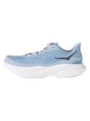 HOKA ONE ONE Buty "Mach 6 LA" w kolorze błękitnym do biegania rozmiar: 41 1/3. Niebieskie obuwie sportowe Hoka One One, z materiału, bez zapięcia, do biegania. Za 412.88 zł.