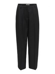 ONLY Spodnie materiałowe Reina 15349616 Czarny Straight Fit. Czarne spodnie materiałowe Only, bez wzorów, z materiału. Za 169.99 zł.