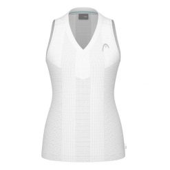 Damski tank top Head Performance. Białe topy Head, bez wzorów, bez kołnierzyka, bez ramiączek. W wyprzedaży za 282.80 zł.