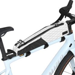 Torba rowerowa na ramę długa Rhinowalk BHD0015 2,1L bikepacking. Czarne torby na ramię RHINOWALK, bez wzorów, z materiału, na ramię, bez dodatków. Za 199.00 zł.