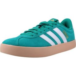 Buty ADIDAS VL COURT 3.0 Zielony. Zielone trekkingi Adidas, z tkaniny, na fitness i siłownię. Za 306.15 zł.