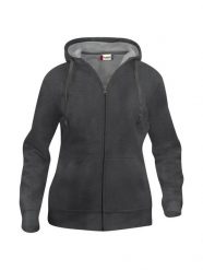 Clique Basic Hoody Full Zip Women – damska bluza z kapturem anthracite. Szare bluzy CLIQUE, l, bez wzorów, z bawełny, z kapturem. Za 187.03 zł.